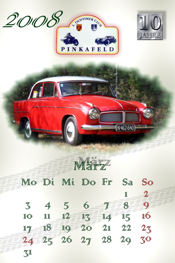 Oldtimerkalender 2008